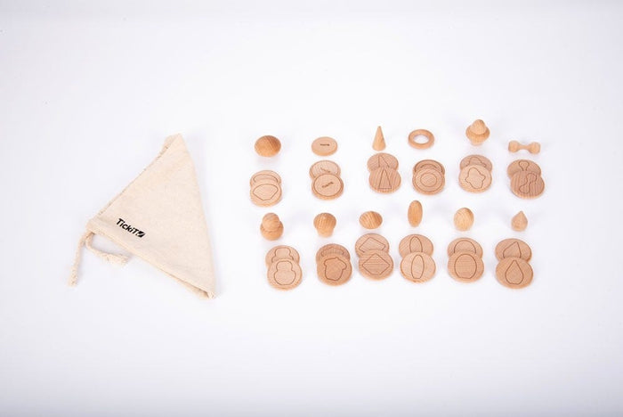 Wooden Treasures Touch & Match