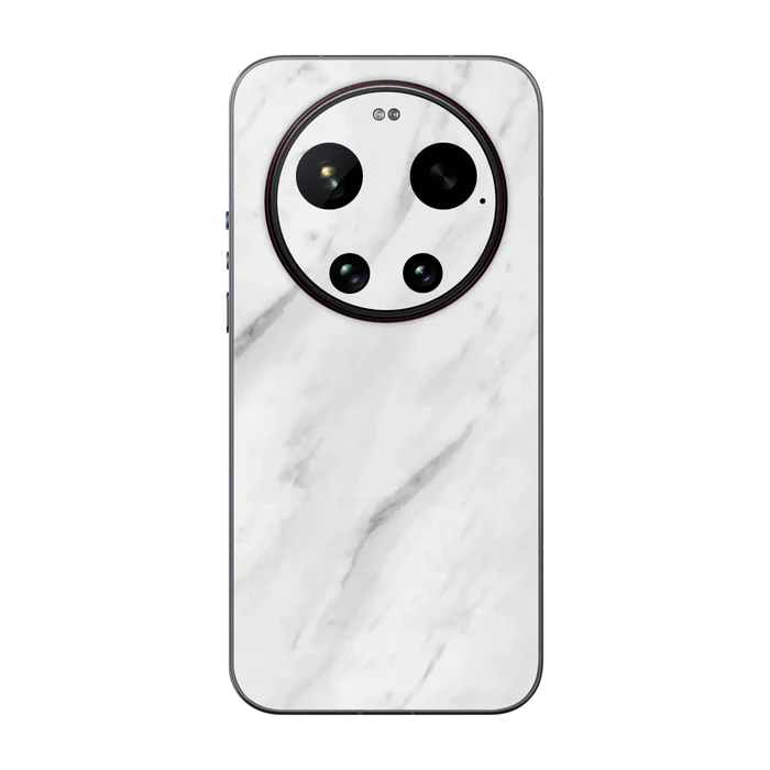 Flat Back / White Marble
