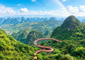 Ruyi Peak mountain landscape in Yangshuo, Guangxi
