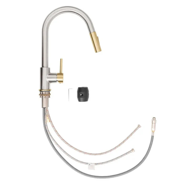 ZLINE Autograph Edition Gemini Pull Down Single Handle Kitchen Faucet GEM-KF-Z09K