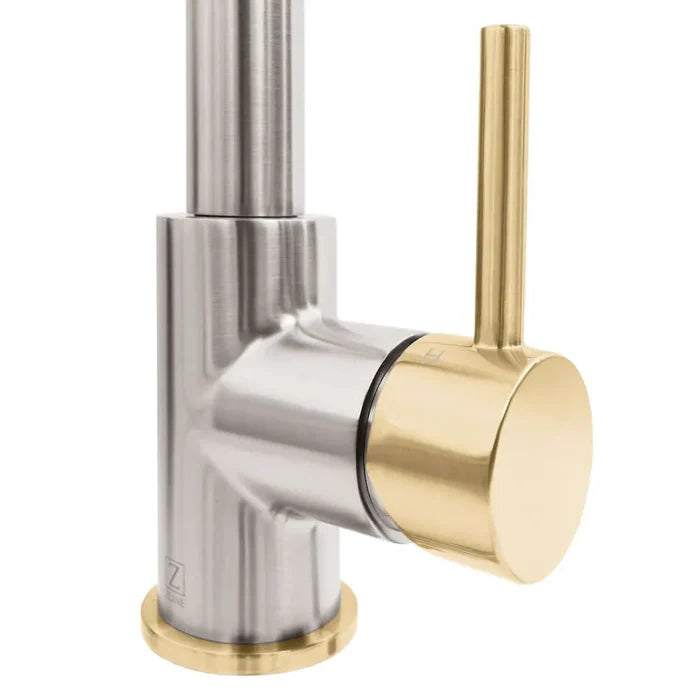ZLINE Autograph Edition Gemini Pull Down Single Handle Kitchen Faucet GEM-KF-Z09K