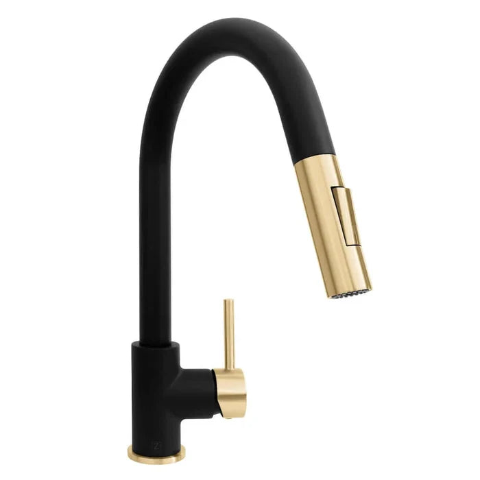 Matte Black with Champagne Bronze