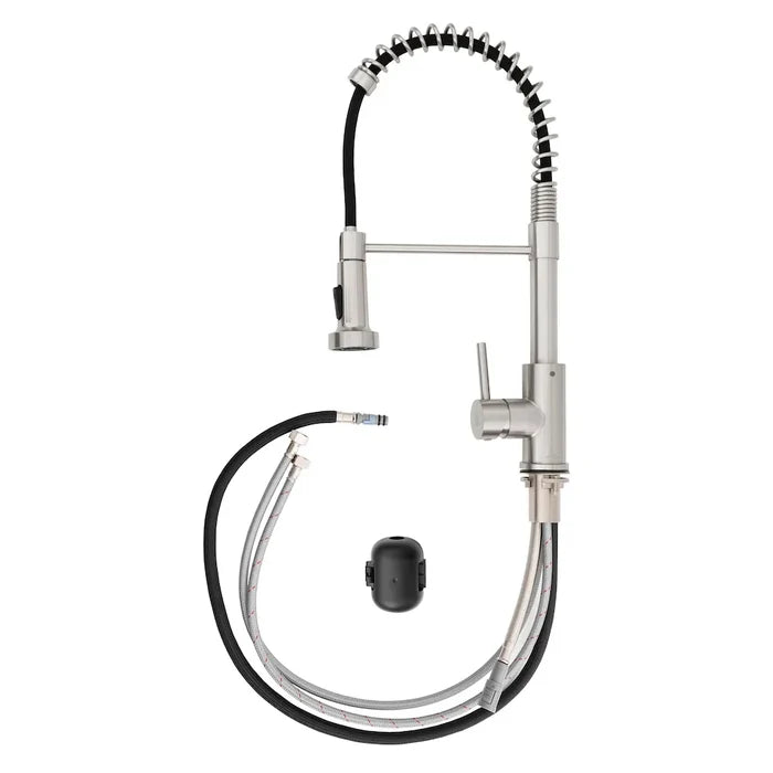 ZLINE Rubicon Pull Down Spring Spray Wand Kitchen Faucet, RBCN2-KF-BN09K