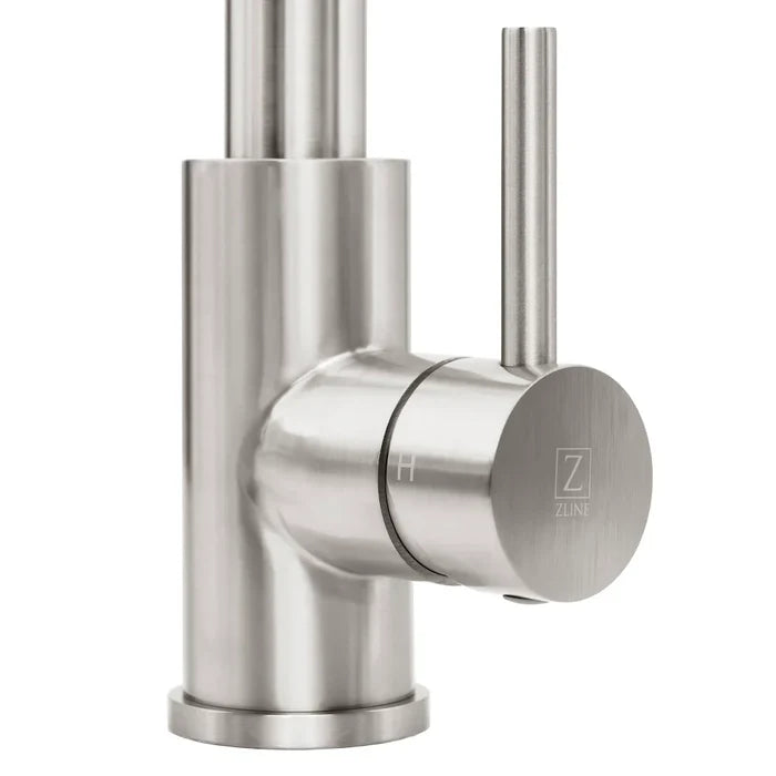 ZLINE Rubicon Pull Down Spring Spray Wand Kitchen Faucet, RBCN2-KF-BN09K